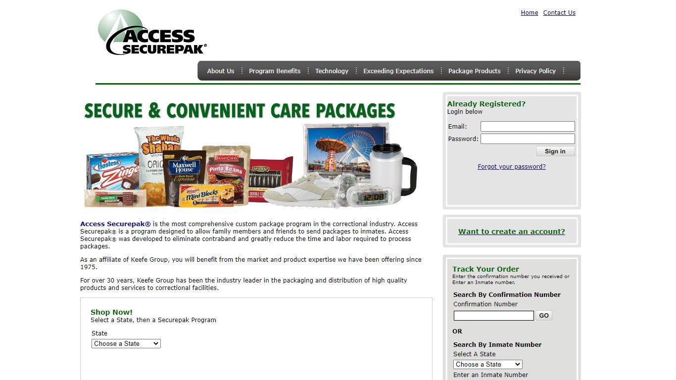 Access Securepak - Marion County Package Program - FL - FAQ's